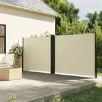 Seitenmarkise Ausziehbar Creme 160x1000 Cm - Vidaxl
