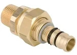 Mepla &Uuml;bergangsverschraubung Mit Au&szlig;engewinde, Cc499k, D 50mm, R 1 1/2', G 1 3/4' -