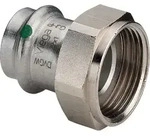 Viega - Verschraubung Mit Sc Sanpress Inox 2363 In 54mm X G2 1/2 Edelstahl