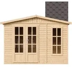 Gartenhaus Holz 6 M2 - H232 X 332 X 222 Cm - Gro&szlig;e Multifunktionale...