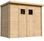 M310+m310g Holzhaus Gartenhaus - Gartenschuppen Holz Mit Boden Impr&auml;gnierte