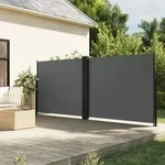 Seitenmarkise Ausziehbar Anthrazit 180x600 Cm - Vidaxl