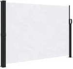 Seitenmarkise Ausziehbar Wei&szlig; 140x300 Cm - Vidaxl