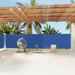 Seitenmarkise Ausziehbar Blau 180x1200 Cm - Vidaxl