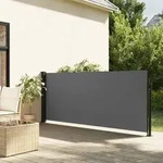 Seitenmarkise Ausziehbar Anthrazit 100x500 Cm Vidaxl656213