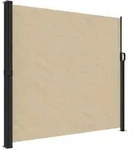 Seitenmarkise Ausziehbar Beige 180x600 Cm Vidaxl