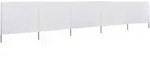 5-teiliges Windschutzgewebe 600 X 120 Cm Sandwei&szlig; Vidaxl