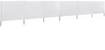 6-teiliges Windschutzgewebe 800 X 160 Cm Sandwei&szlig; - Vidaxl