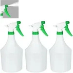 Relaxdays - Spr&uuml;hflasche Pflanzen, 3er Set, Einstellbare D&uuml;se, 1 Liter, Mit Skala,