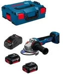 Winkelschleifer Bosch Gws 18v-11 125mm (2 X 5,0 Ah + Gal1880cv + L-boxx 136)