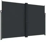 Vidaxl Retractable Side Awning Black 220x1000 Cm