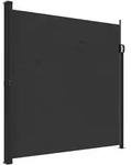 Seitenmarkise Ausziehbar Schwarz 200x600 Cm Vidaxl