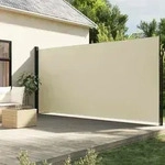 Seitenmarkise Ausziehbar Creme 200x500 Cm Vidaxl