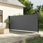 Seitenmarkise Ausziehbar Anthrazit 180x500 Cm - Vidaxl