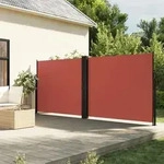 Seitenmarkise Ausziehbar Terrakottarot 180x1200 Cm Vidaxl
