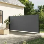 Seitenmarkise Ausziehbar Anthrazit 160x500 Cm - Vidaxl