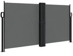 Seitenmarkise Ausziehbar Anthrazit 120x600 Cm Vidaxl