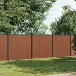 Vidaxl - Zaunelement Braun 526x186 Cm Wpc