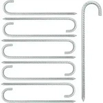 Bodenanker 10er Set, Xl Zeltheringe, Extra Lang, Stabile Erdanker Camping,