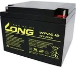 Long Wp26-12 Bleiakku 12 V 26 Ah Schwarz