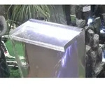 K&ouml;hko - Wasserfall 'kobra' Aus Edelstahl 23006 Gartenbrunnen Mit Led-beleuchtung
