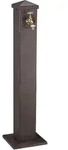 Wasserzapfs&auml;ule, Eckig, Antikes Design, Mit Wasserhahn, 3/4 Zoll Anschluss, Garten