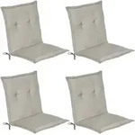 4er Set Niederlehner Auflage Loft Nl 100x50x6cm Hellgrau - Beautissu