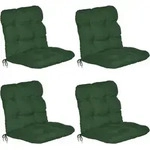 Beautissu 4er Set Niederlehner Auflage Flair Nl 100x50x8 Cmdunkelgr&uuml;n