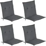 4er Set Niederlehner Auflage Loft Nl 100x50x6cm Graphitgrau - Beautissu