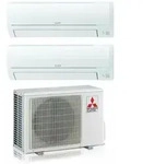 Dual Split Inverter-klimager&auml;t Serie Smart Msz-hr 9+12 Mit Mxz-2ha40vf R-32 Wi-fi
