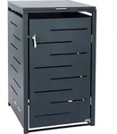 M&uuml;lltonnenbox F&uuml;r Eine M&uuml;lltonne, Anthrazit Ral 7016, Inkl.