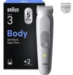 K&ouml;rperrasierer - Braun - Bg3500 - 80 Min - Wasserdicht - Grau