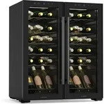 Klarstein - Shiraz Weink&uuml;hlschrank 2 Zonen - 36 Flaschen, Freistehend, 5-18 &deg;c,