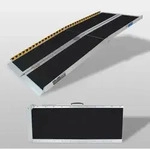Baumarktplus - Trutzholm Auffahrrampe 2-fach Klappbar 183 Cm Traglast 272 Kg Alu Grau