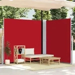 Seitenmarkise Ausziehbar Rot 200x600 Cm - Vidaxl