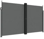 Vidaxl Retractable Side Awning Anthracite 200x1200 Cm