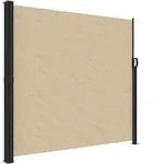 Seitenmarkise Ausziehbar Beige 180x500 Cm Vidaxl
