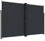 Vidaxl Retractable Side Awning Black 220x600 Cm