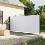 Vidaxl Seitensichtschutzplissee Wei&szlig; 160x600 Cm