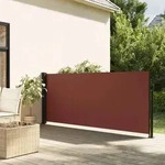Seitenmarkise Ausziehbar Braun 120x500 Cm Vidaxl