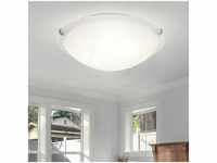 Decken Strahler rund Glas Lampe weiß Alabaster Design Leuchte Wohn Zimmer