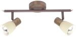 Brilliant Lampe Luca Spotrohr 2flg Altkupfer/champagner 2x R50, E14, 40w, Geeignet