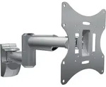 Tv Wall Mount Bracket Lcd Led Plasma 23-42'' Up To 30kg Max Vesa 200x200 Silver