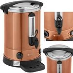Doppelwandiger Warmwasserbereiter Mit Abtropffl&auml;che 13,5 L 2500 W Orange