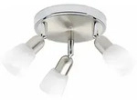 Brilliant 3er Spot Rondell Sofia Eisen-chrom &Oslash; 20 Cm E14, Max. 3 X 40 W