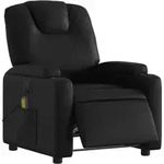 Massagesessel Elektrisch Schwarz Kunstleder - Vidaxl