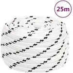 Vidaxl Work Rope White 20 Mm 25 M Polyester