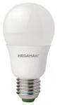 Megaman - Mm21045 Led Eek F (a - G) E27 Gl&uuml;hlampenform 8.6 W = 60 W Warmwei&szlig;...