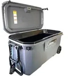 Coleman Convoy Wheeled 100 Qt 97 Liter K&uuml;hlbox Mit Rollen Dunkelgrau