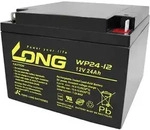 Long Wp24-12 Bleiakku 12v 24ah Schwarz